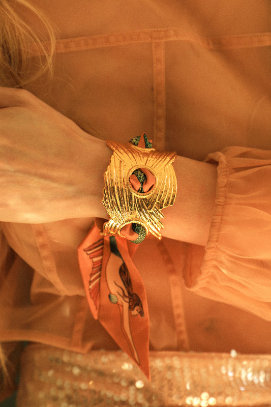 Celestial Cuff and Mermaid Ribbon, Neutral