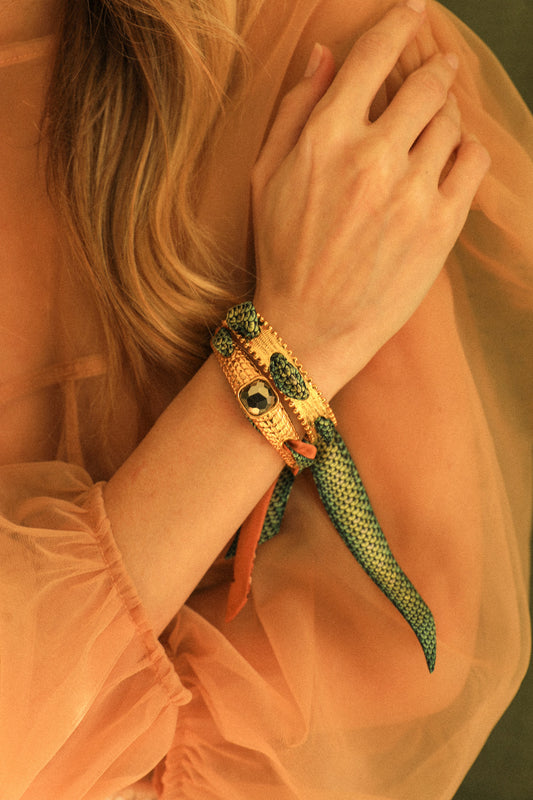 Diva Bracelet and Neutral Mermaid Ribbon