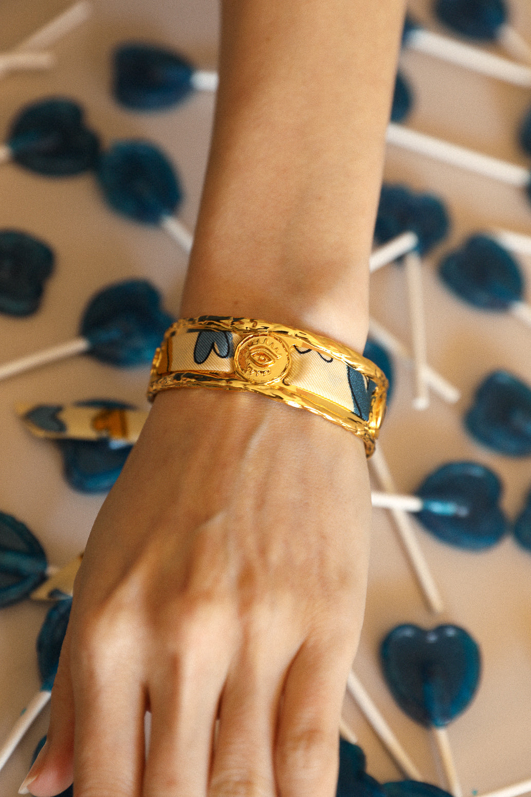 1cm silk ribbon The Blue Words