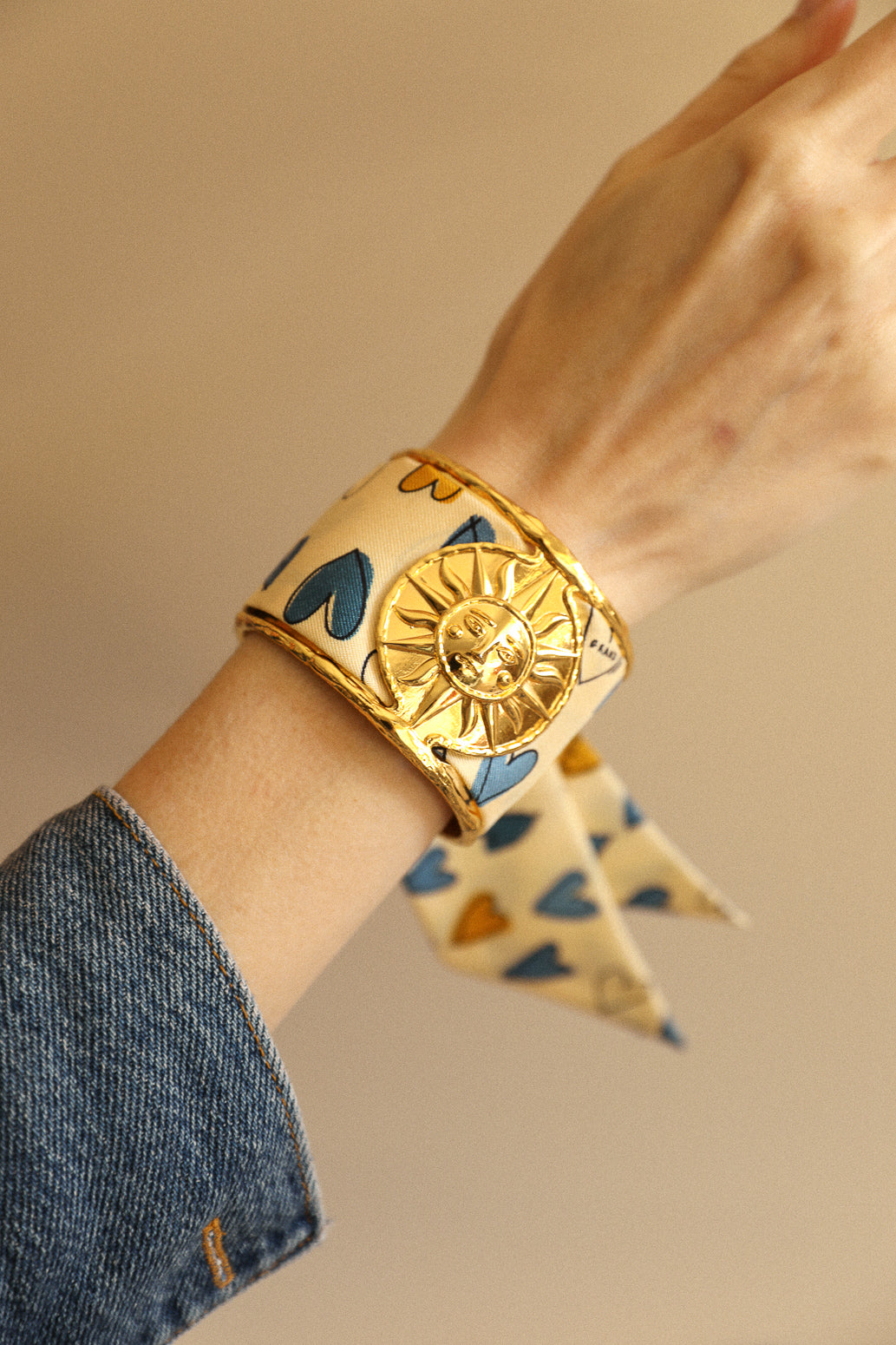 4cm silk bracelet Les Mots Bleus