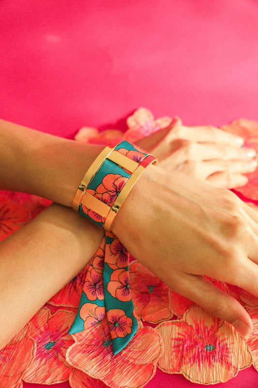 JMA cuff and its turquoise Thoughts ribbon