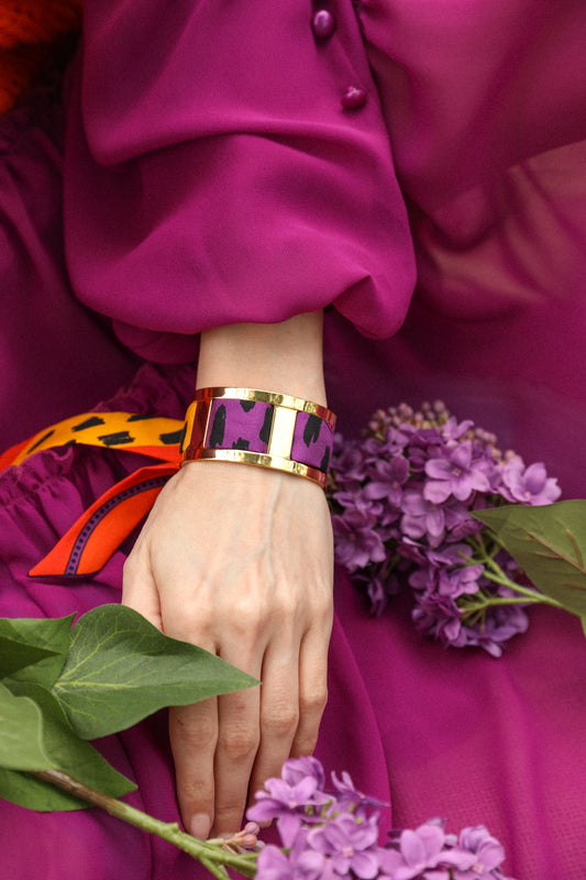 Manchette JMA et ruban Chapanoir, orange