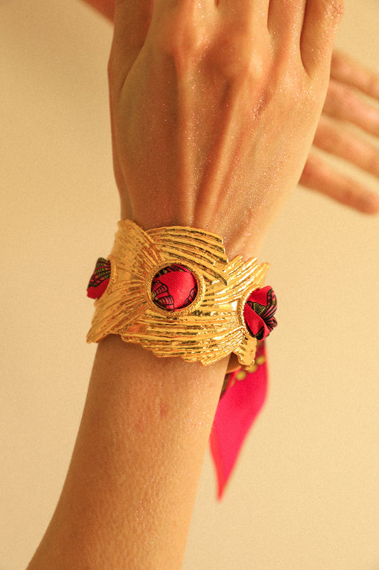 Celestial Cuff and Colorful Shell Ribbon