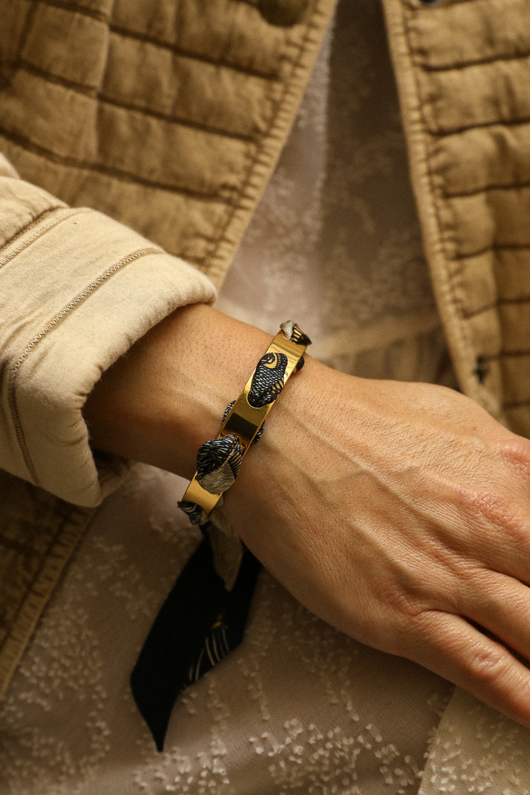 September Bracelet and Blue Words Ribbon