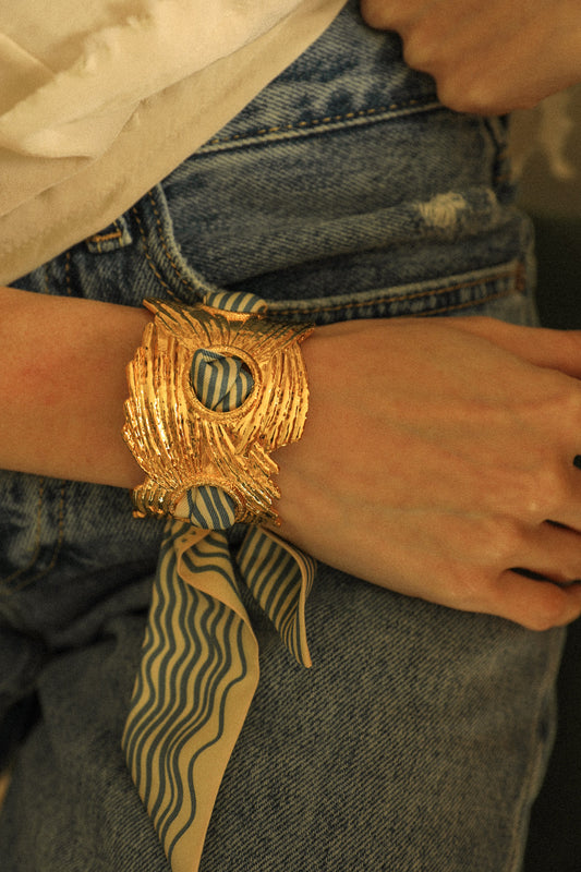 Celestial cuff and neutral sailor ribbon