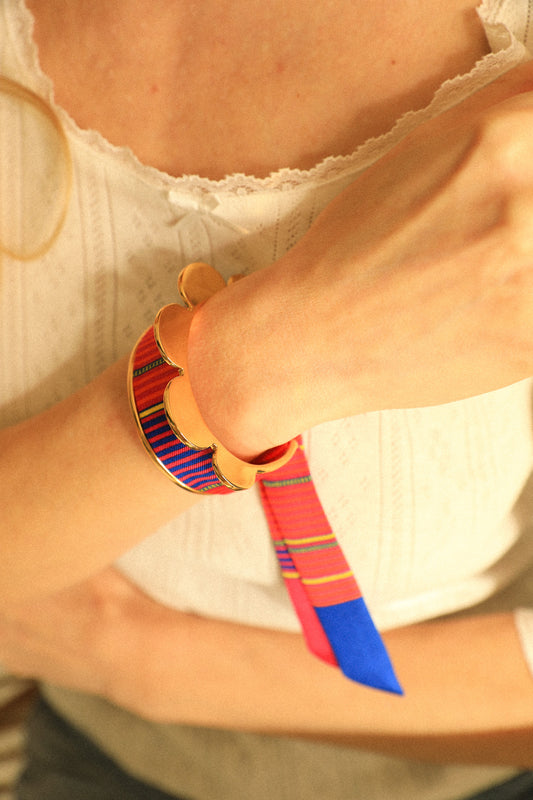 Pennant cuff and Summer ribbon