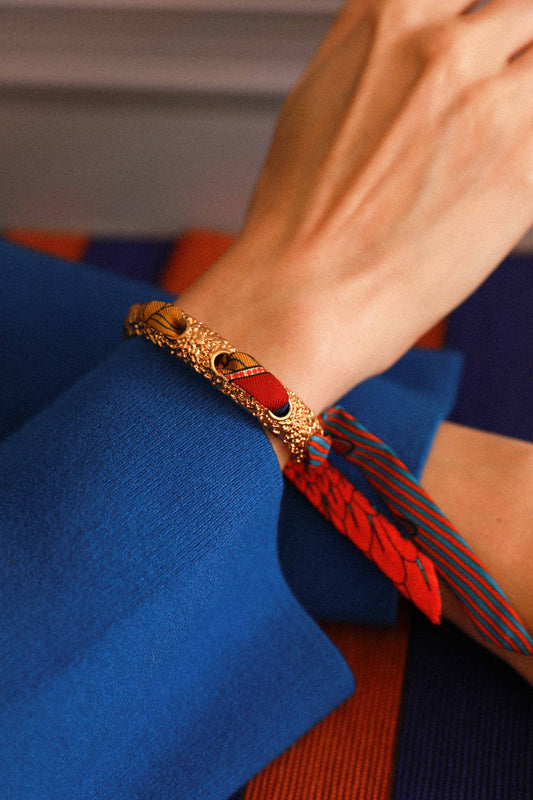 Queen Bracelet and Carousel Ribbon, Colorful