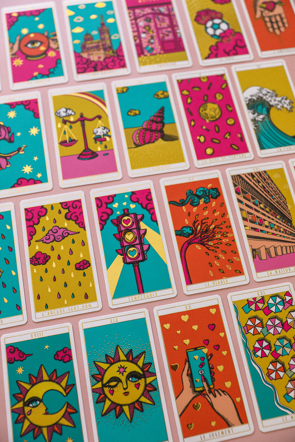 Le Tarot du Marseille d’aujourd’hui, version Girly