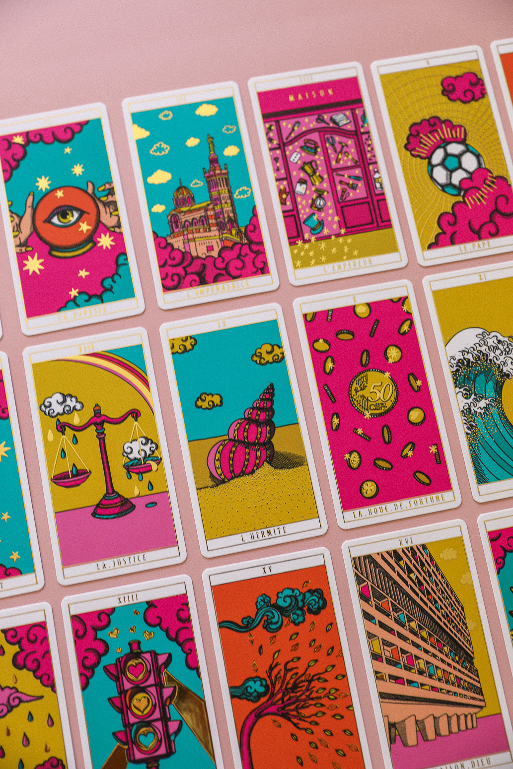 Le Tarot du Marseille d’aujourd’hui, version Girly