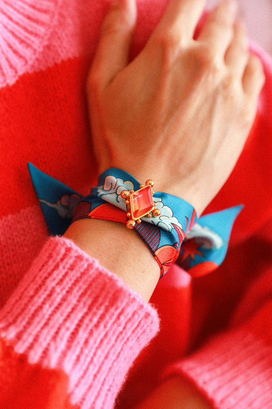 Circus Ornament, Pink and Yellow