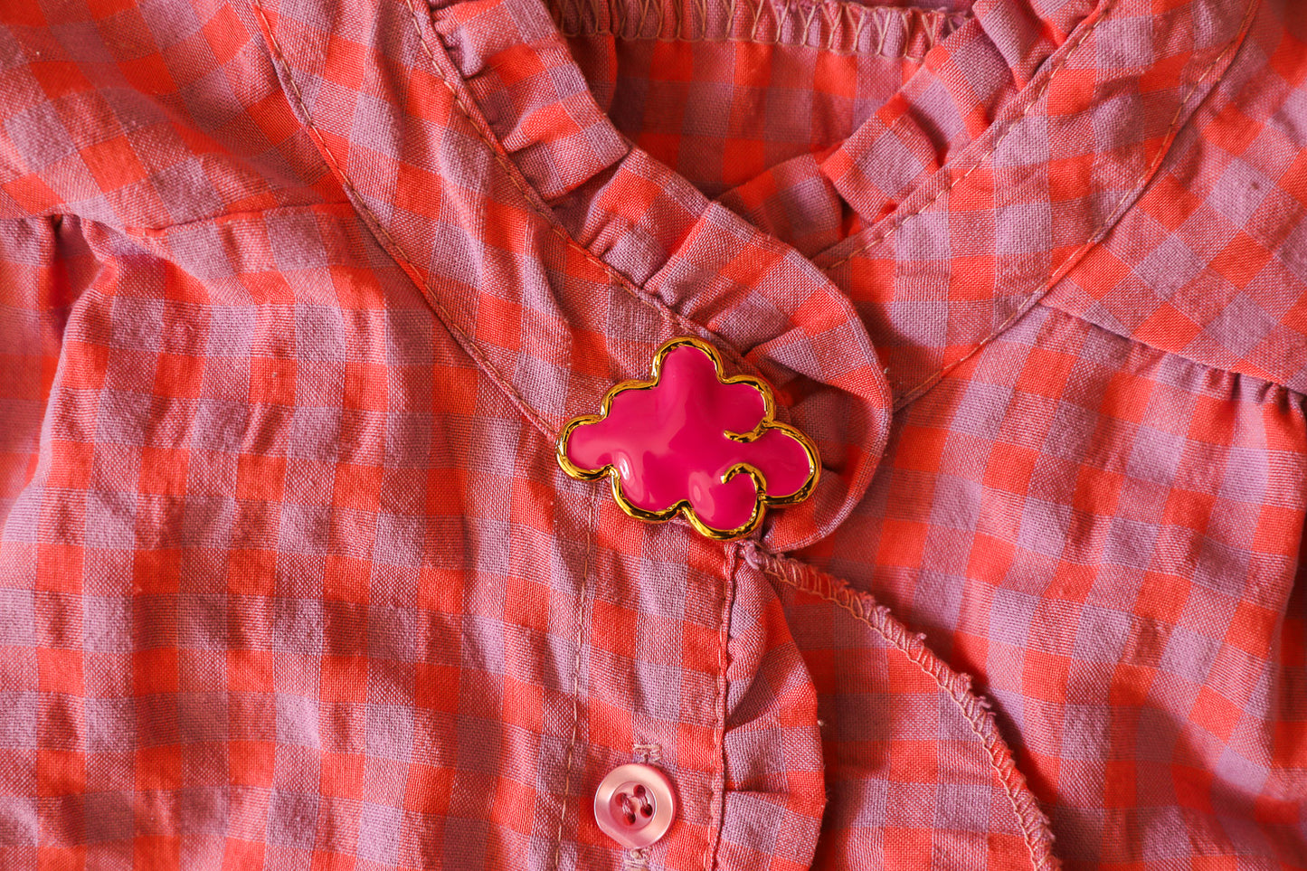Dessin de chemise NUAGE, rose