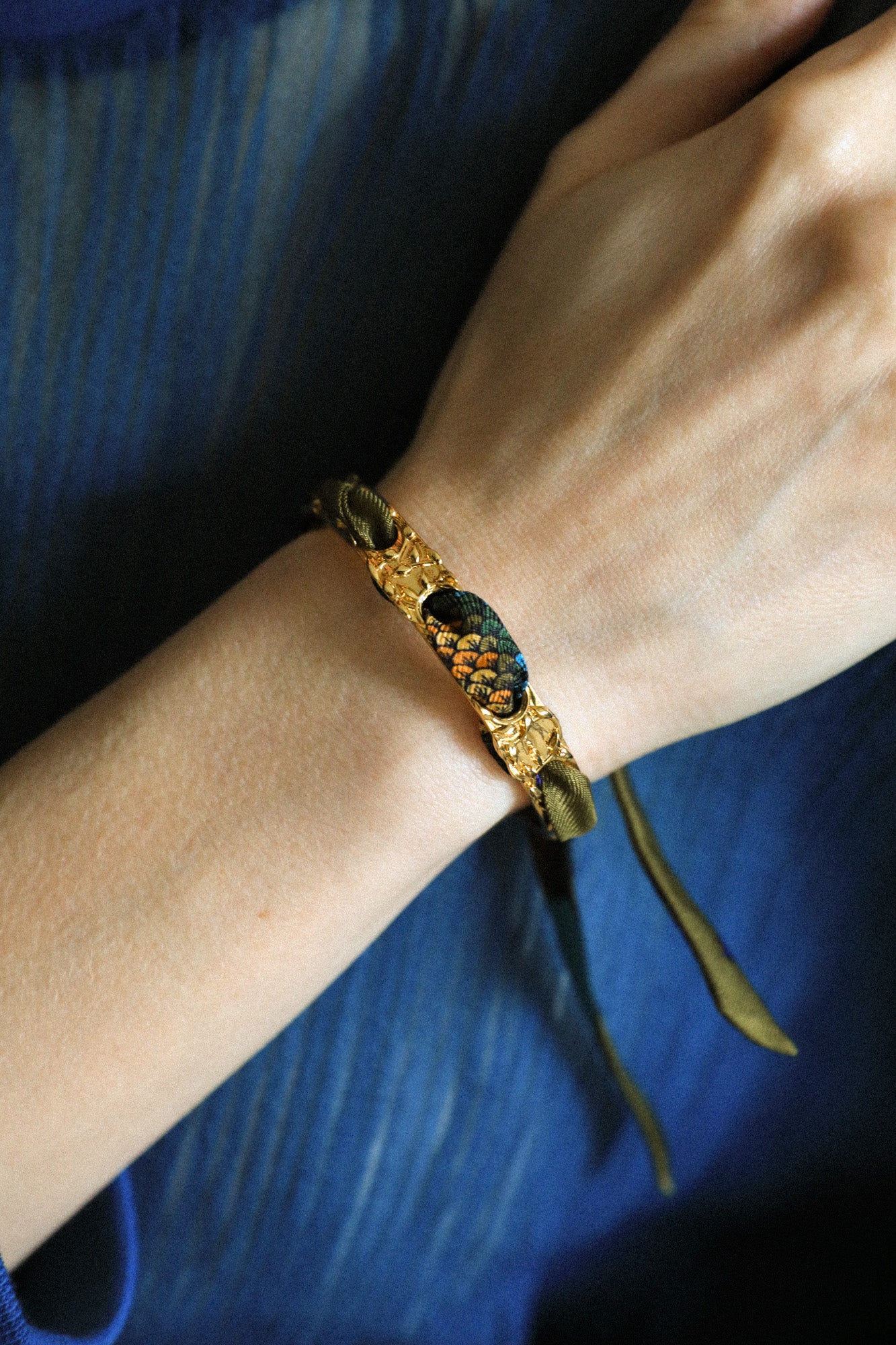 Bracelet Féérie et ruban Sirène coloré