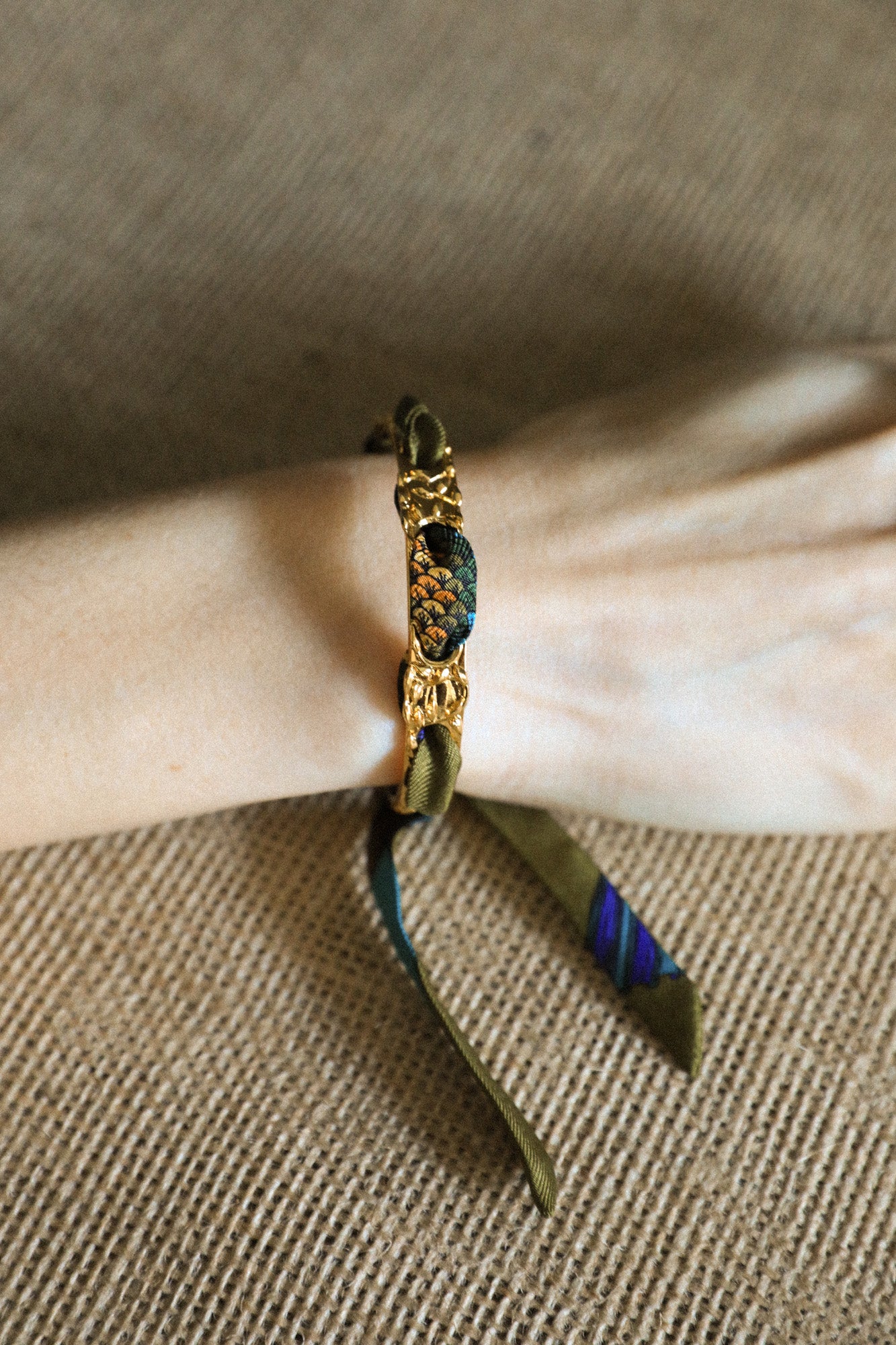 Bracelet Féérie et ruban Sirène coloré