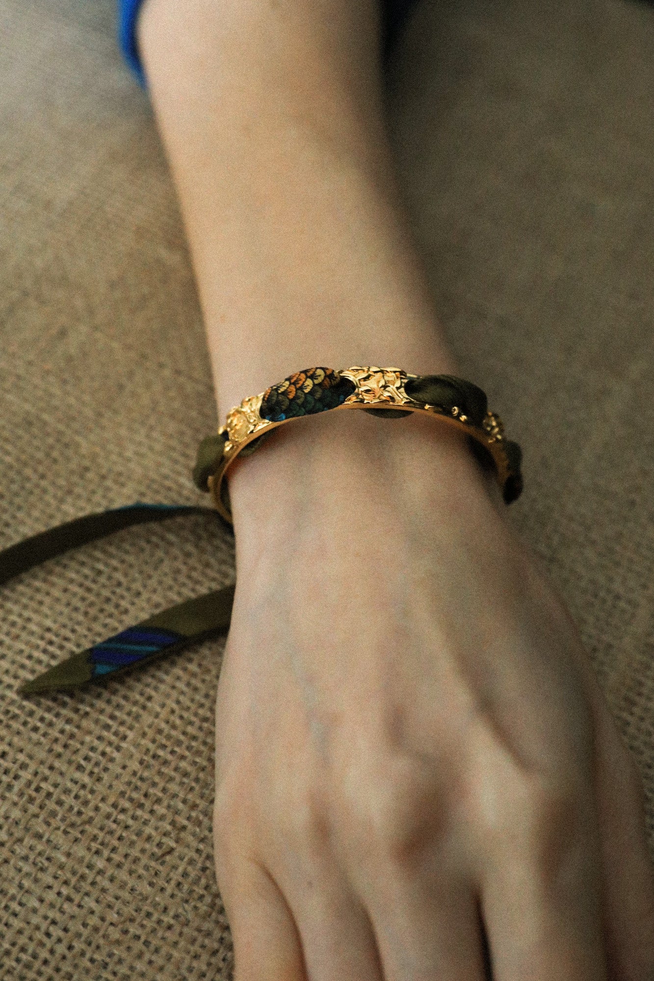 Bracelet Féérie et ruban Sirène coloré