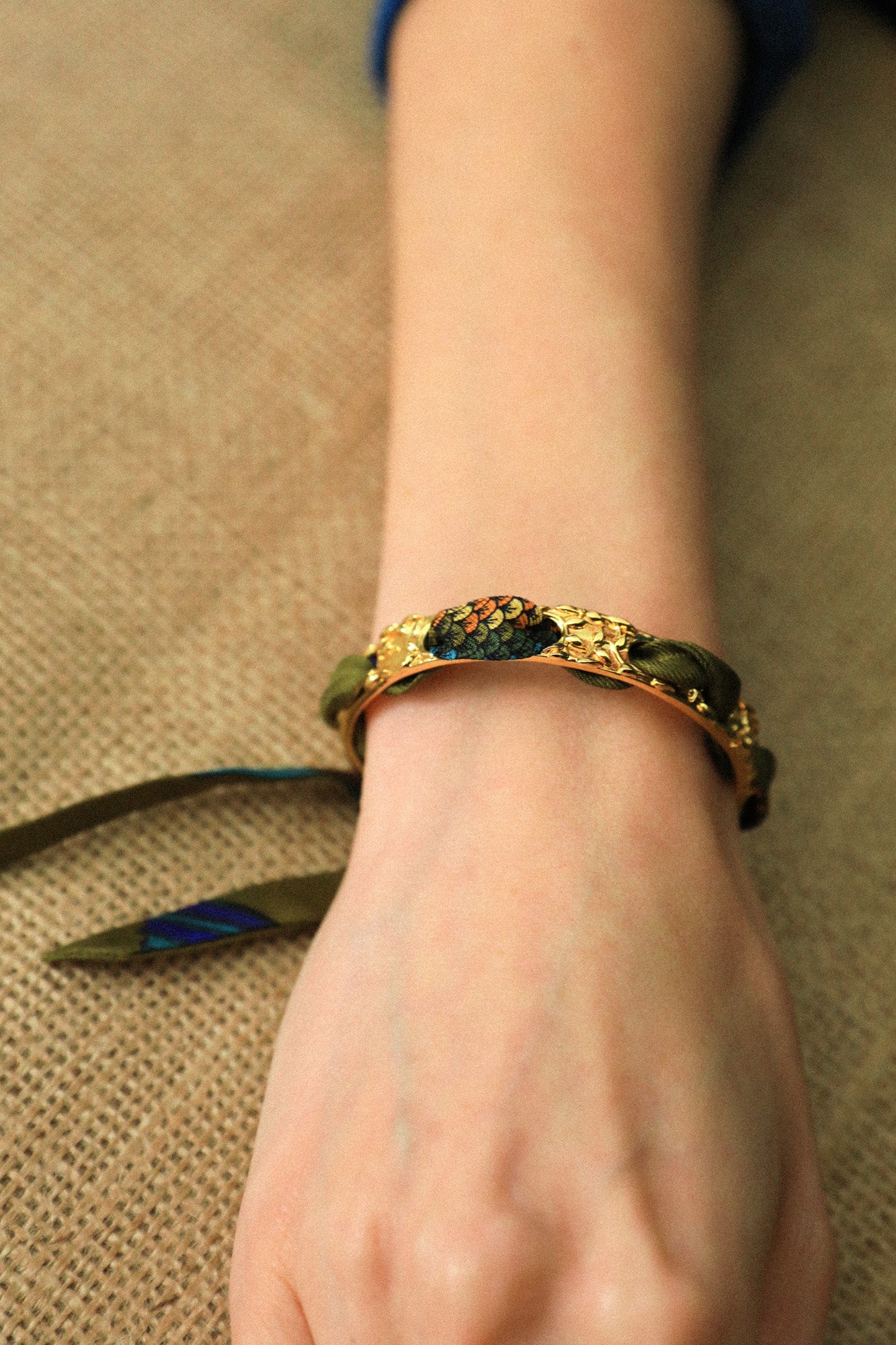 Bracelet Féérie et ruban Sirène coloré