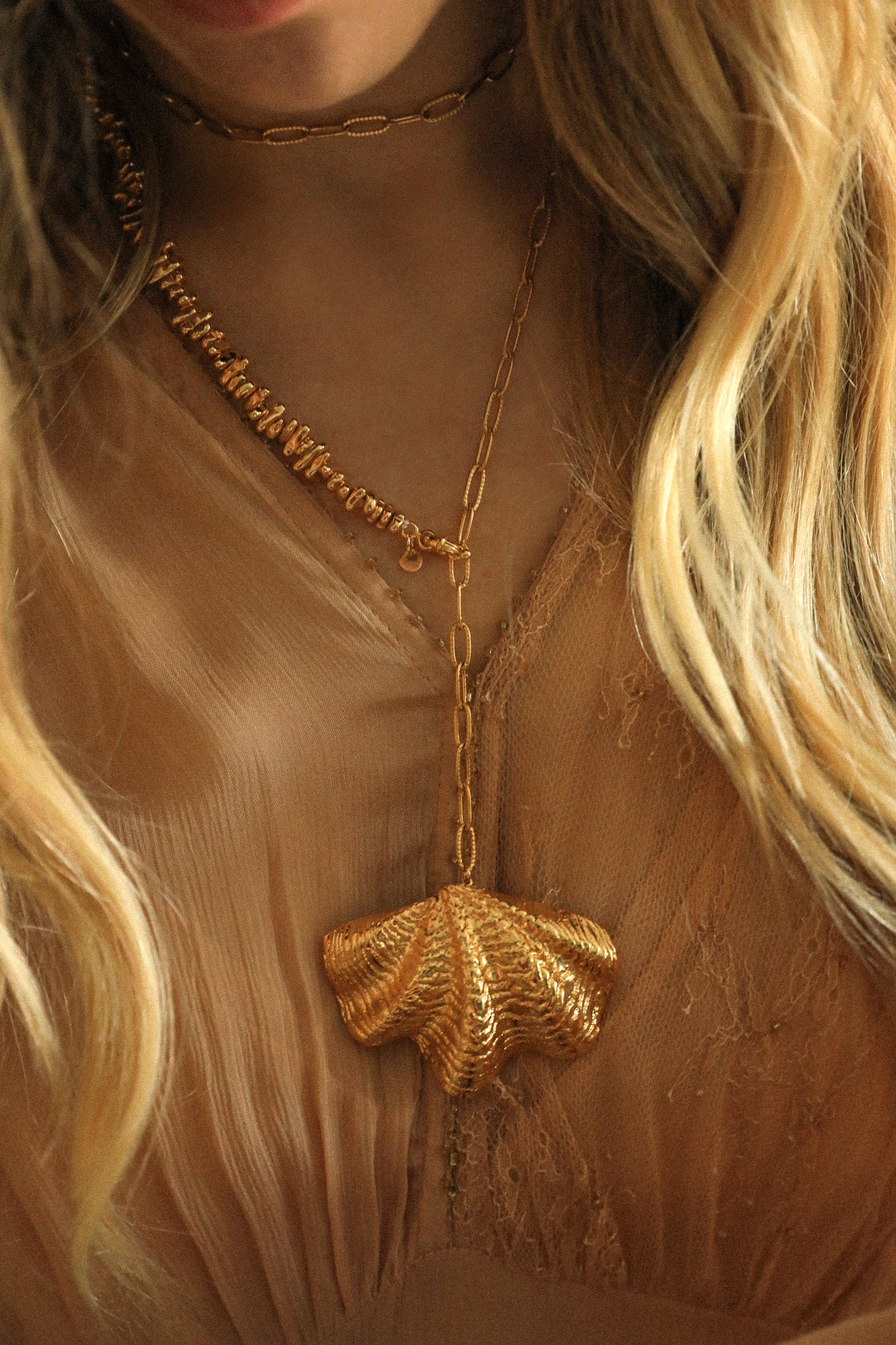 Sautoir Coquille