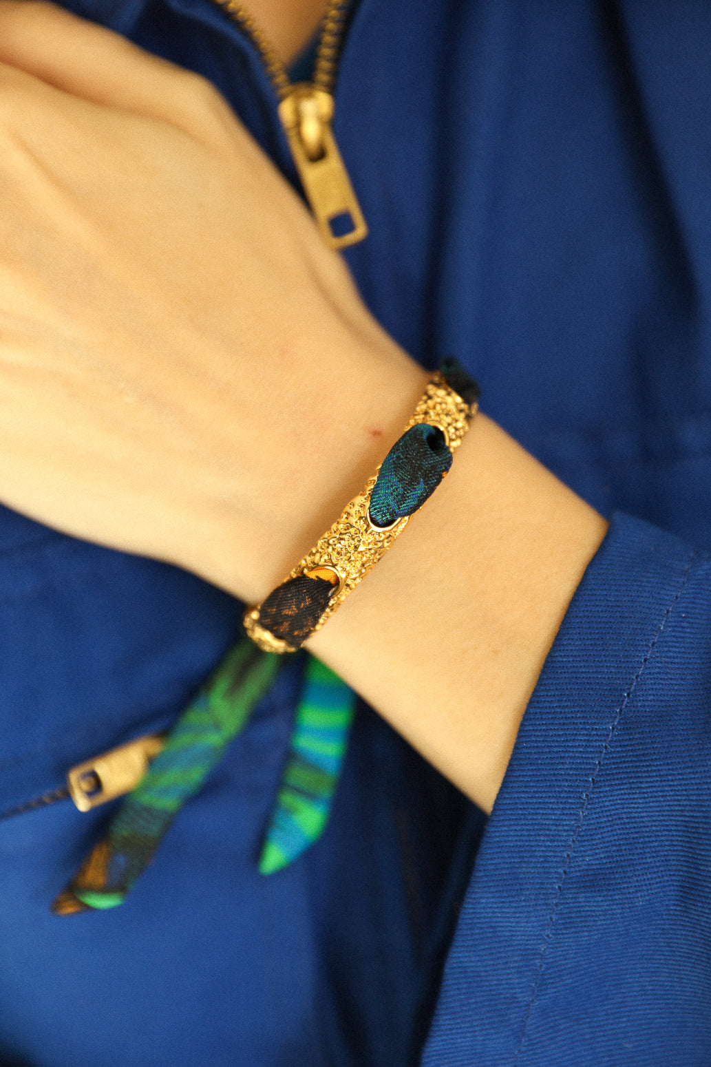Bracelet en soie 1cm Fantastiques Flashy