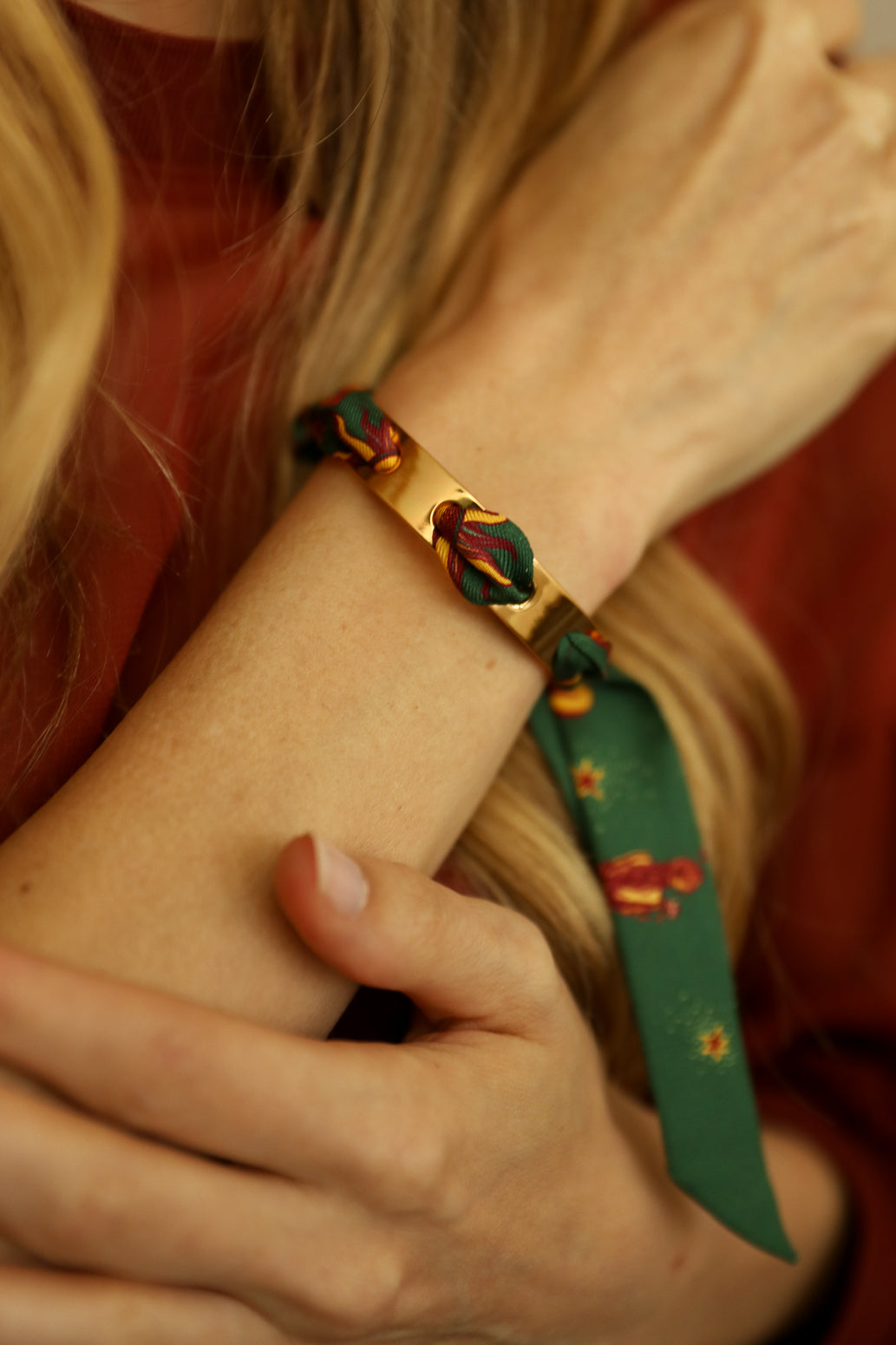 Ruban en soie 2cm Astrologie Neutre