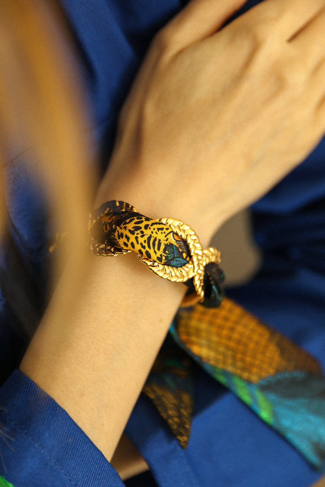 Bracelet en soie 4cm Fantastiques Flashy