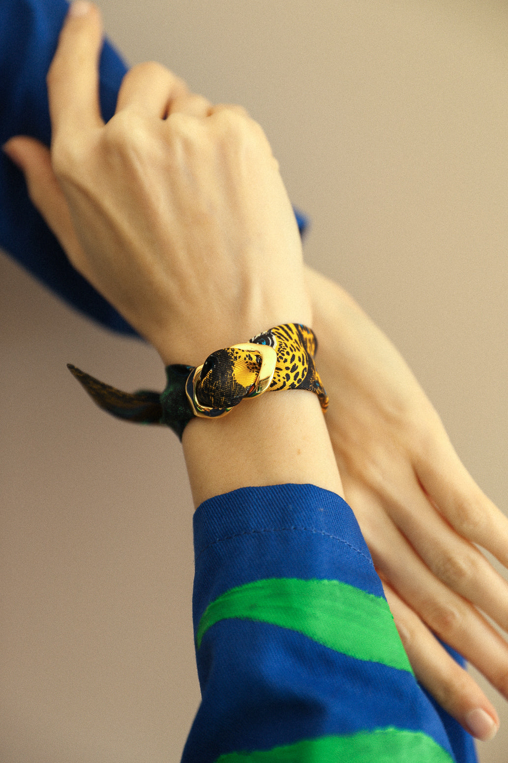 Bracelet en soie 4cm Fantastiques, flashy