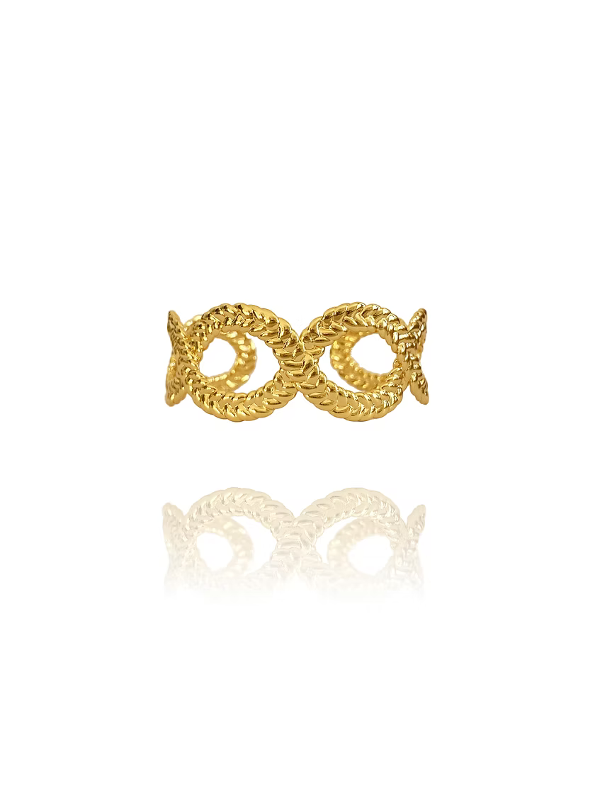 Manchette Tresse Or Brillant, Été N°26