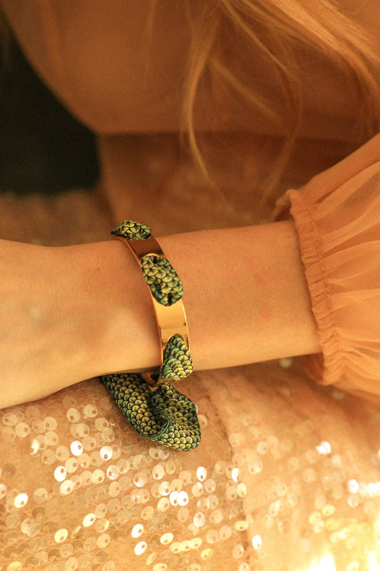 Bracelet Septembre et son ruban Sirène coloré