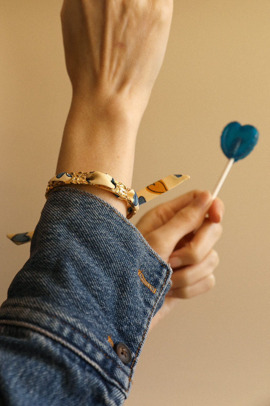 Fairytale Bracelet and Blue Words Ribbon