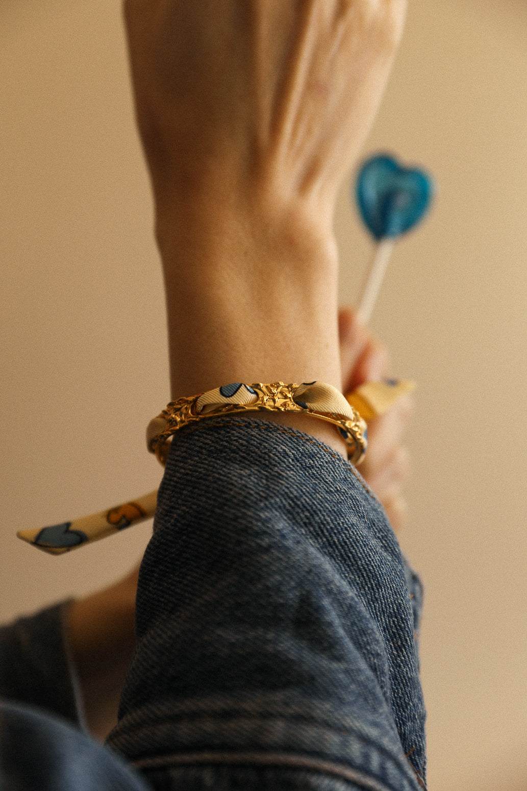 Fairytale Bracelet and Blue Words Ribbon