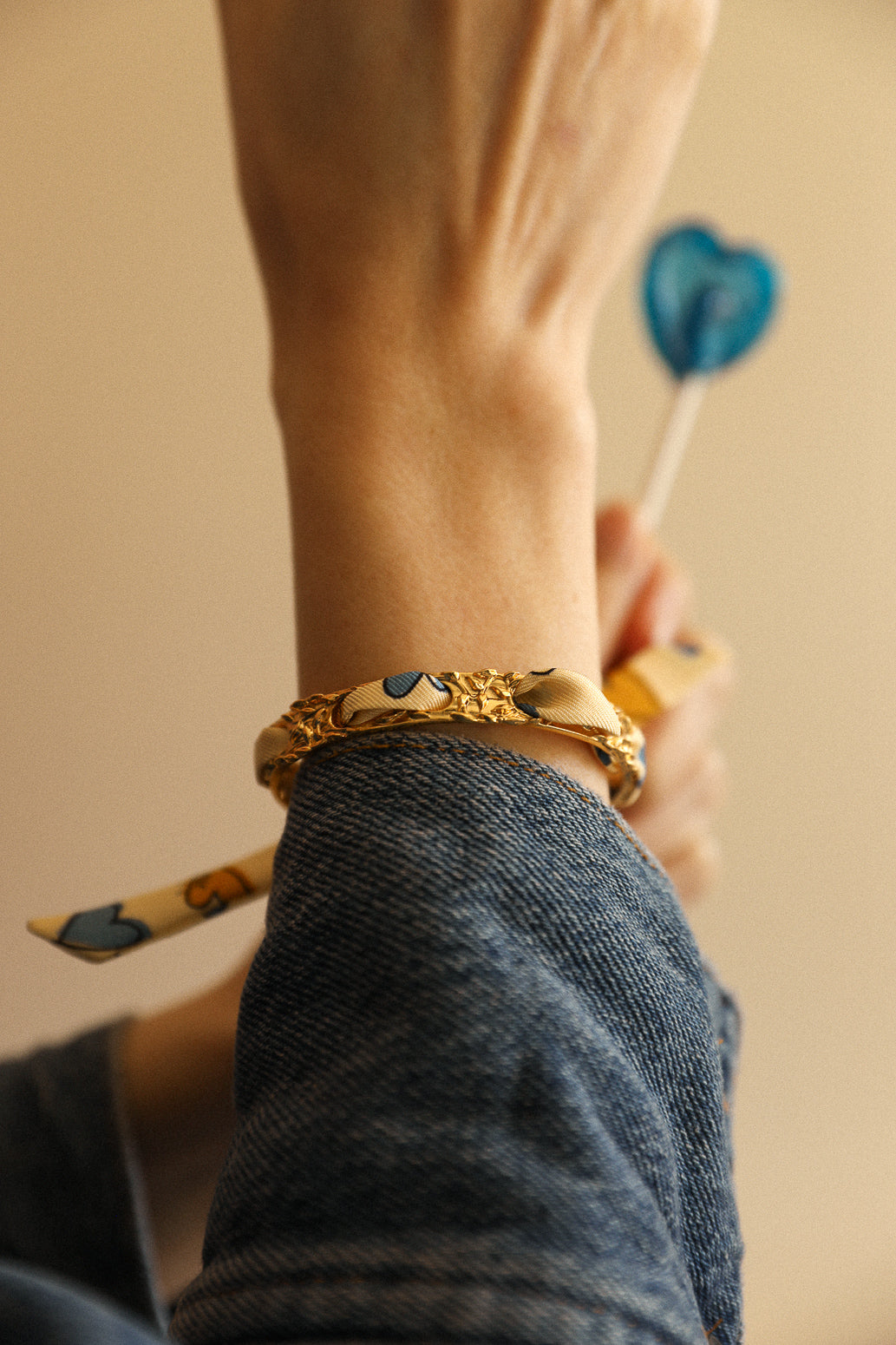 Fairytale Bracelet and Blue Words Ribbon
