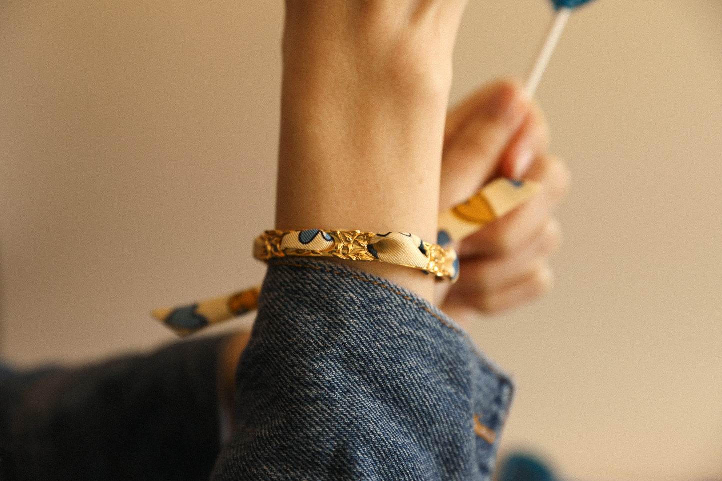 Fairytale Bracelet and Blue Words Ribbon