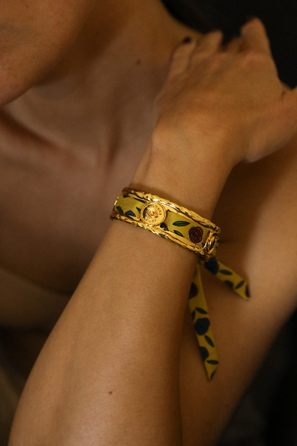 Manchette Irma et son ruban Gypsy Tales, curry