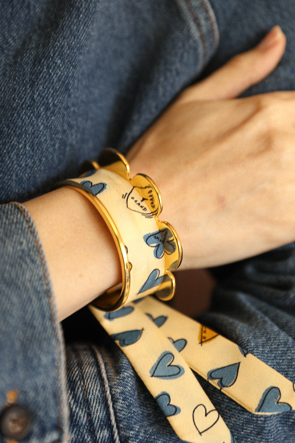 2cm silk ribbon The Blue Words