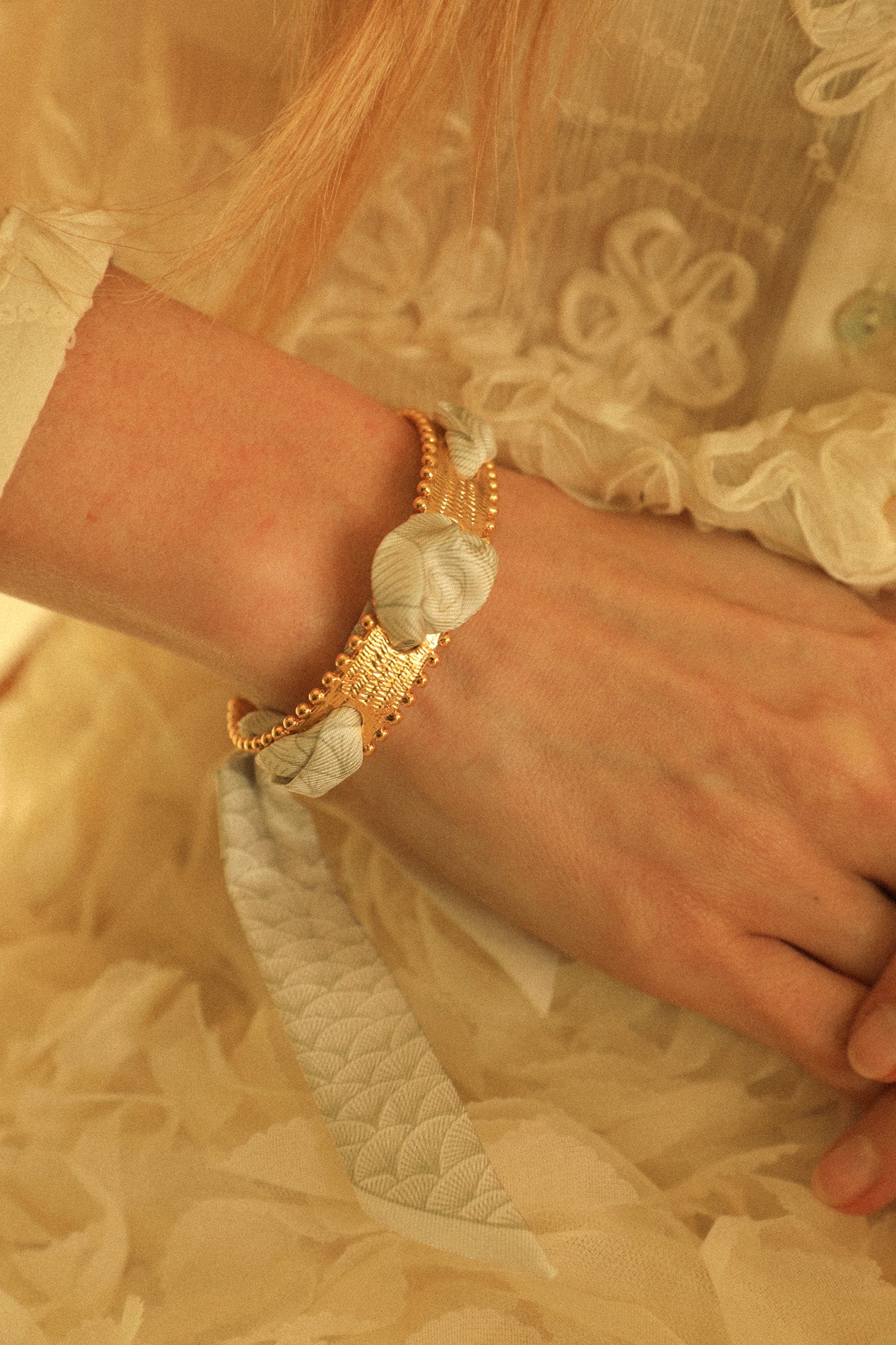 Bracelet Diva et ruban Paon