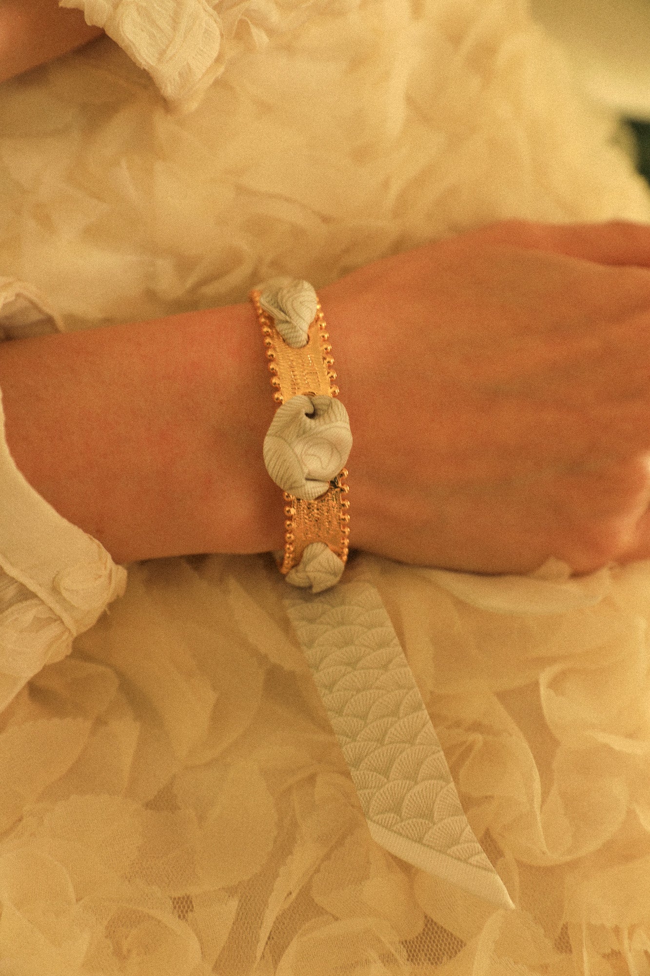 Bracelet Diva et ruban Paon