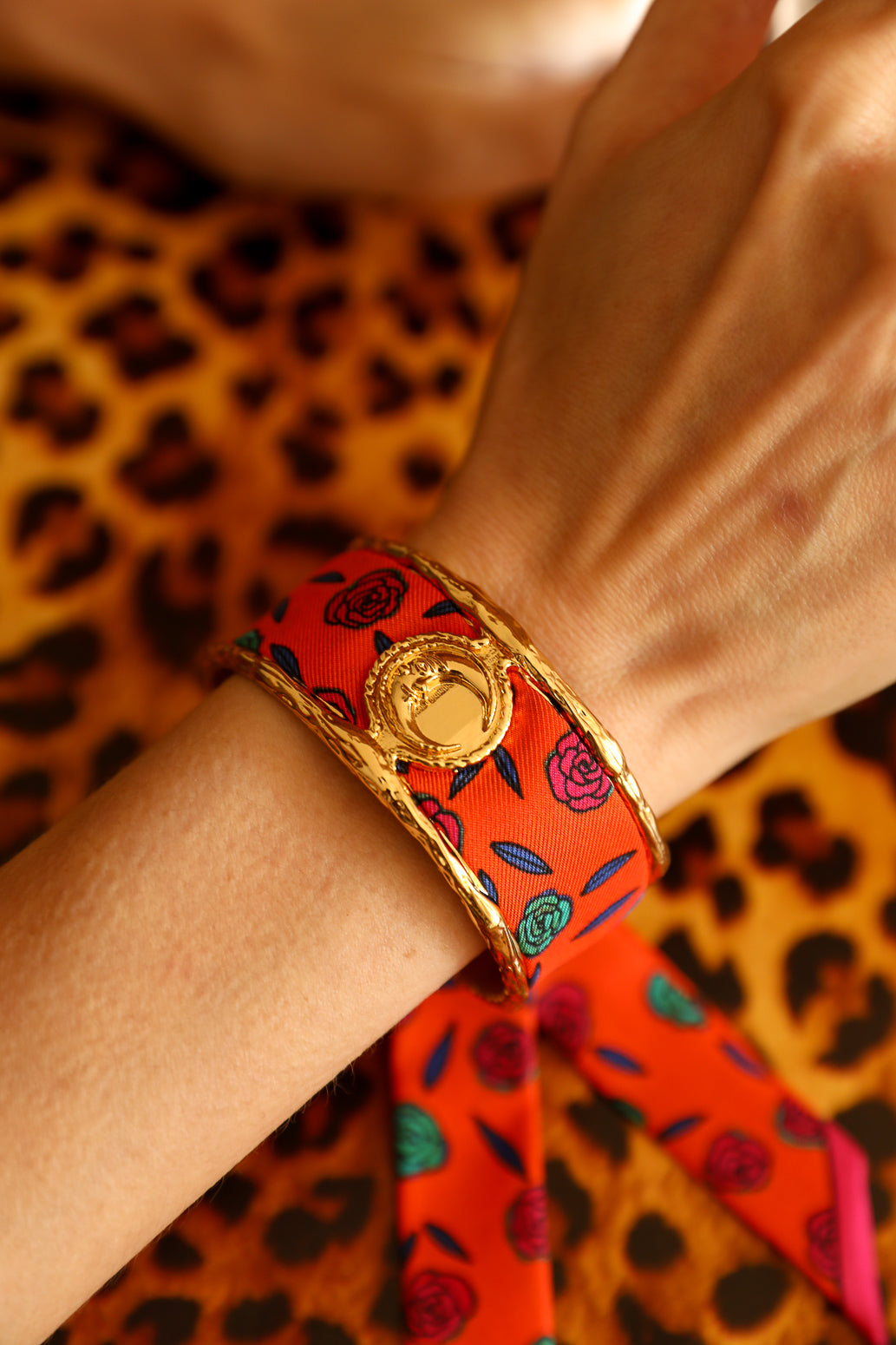 Manchette Lune et ruban Gypsy Tales, orange