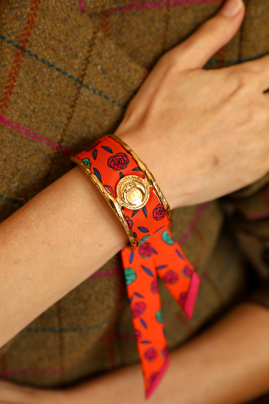 Manchette Lune et ruban Gypsy Tales, orange