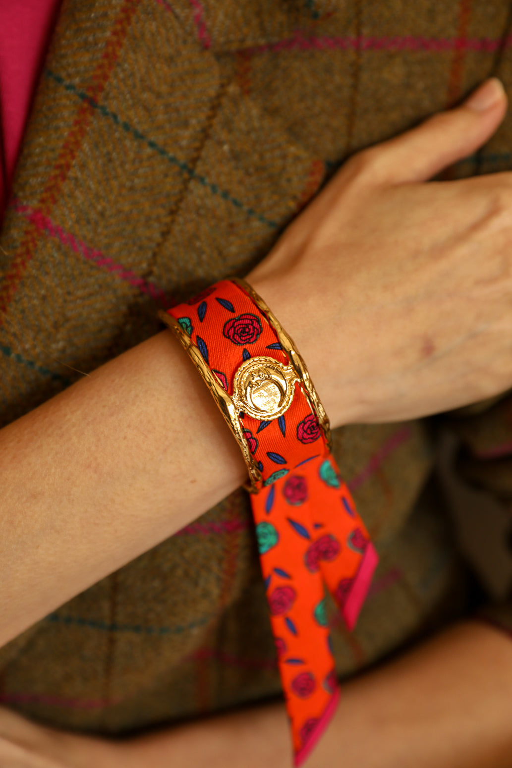 Manchette Lune et ruban Gypsy Tales, orange