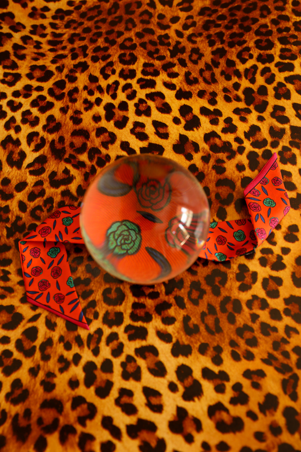 Bracelet en soie 4cm Gypsy Tales, orange