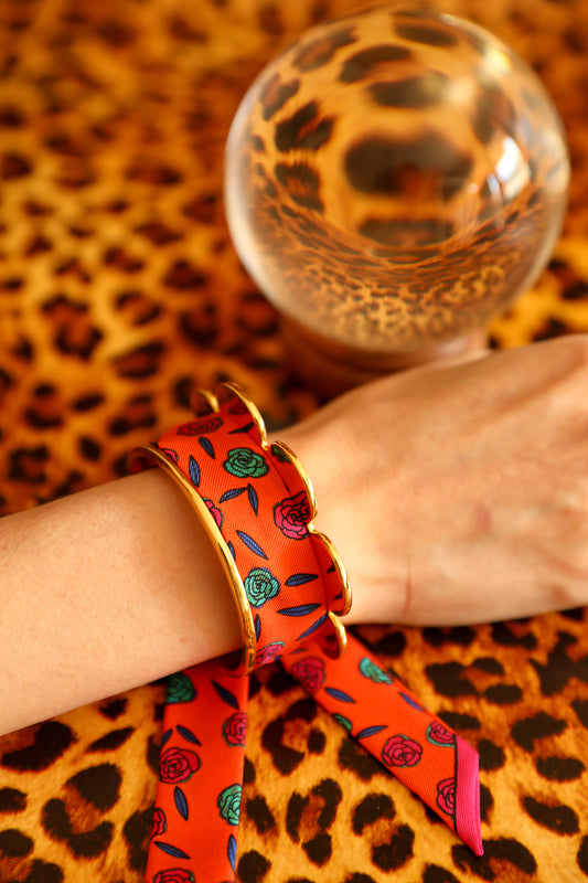 Manchette Fanion et ruban Gypsy Tales, orange