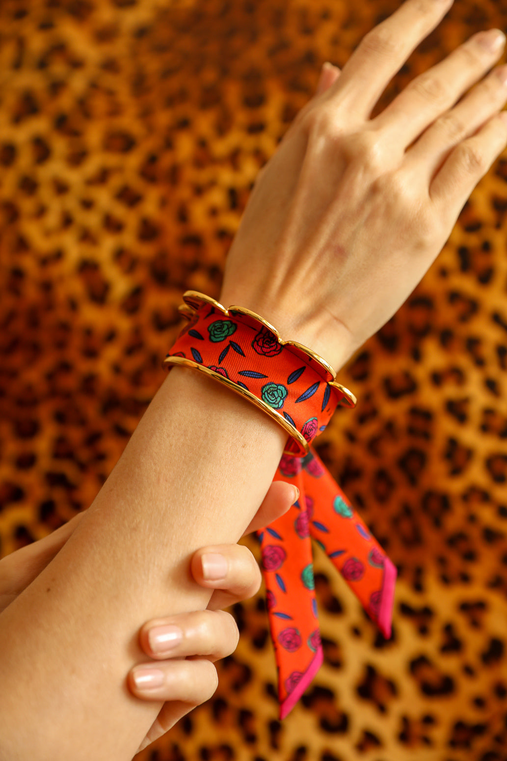 Gypsy Tales Pennant and Ribbon Cuff, Orange – An-née