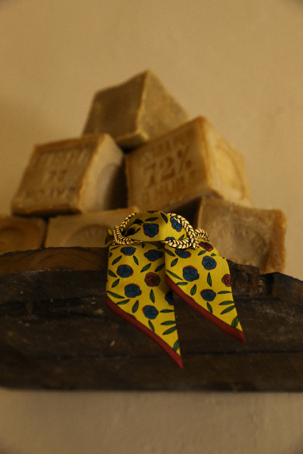 Manchette Tresse et ruban Gypsy Tales, curry