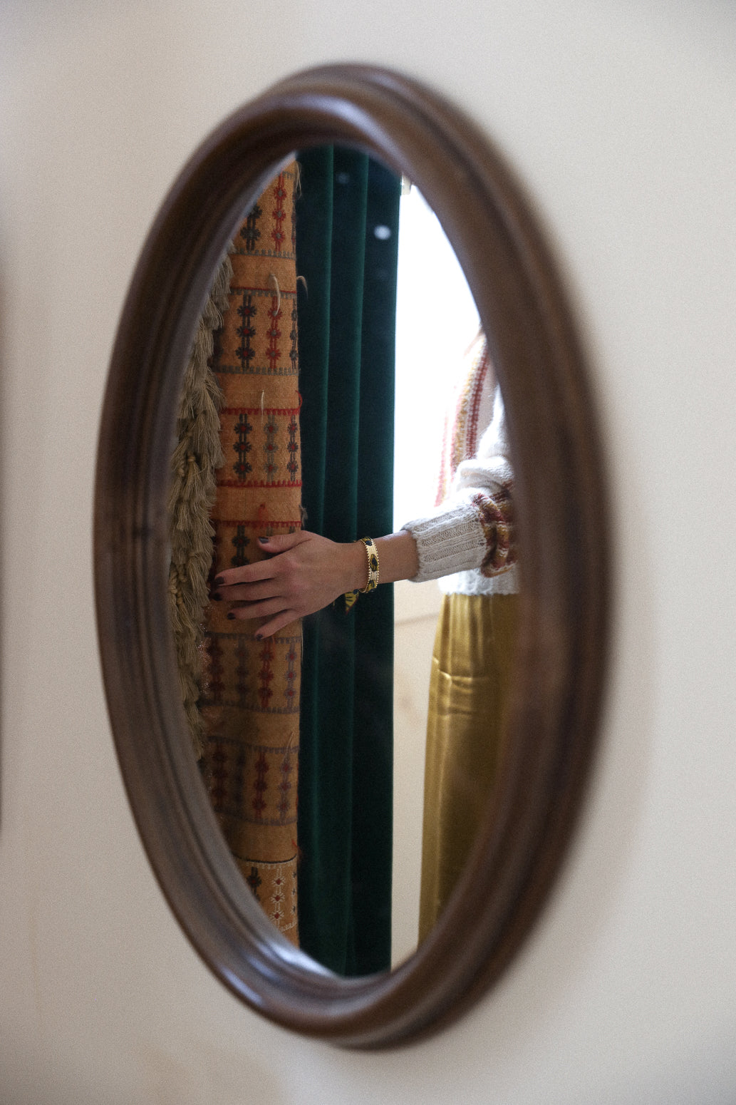 Diva Bracelet and Gypsy Tales Ribbon, Curry