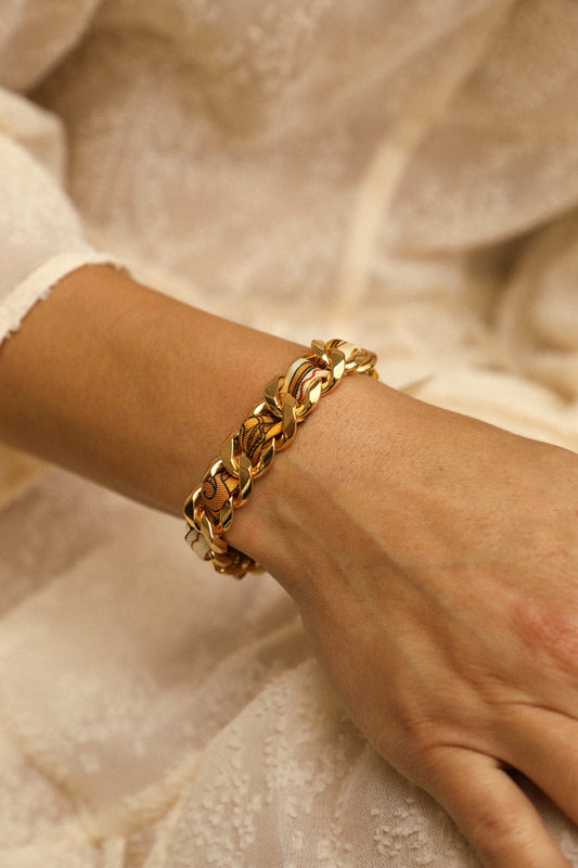 Silk ribbon 1cm Unknown address, snow