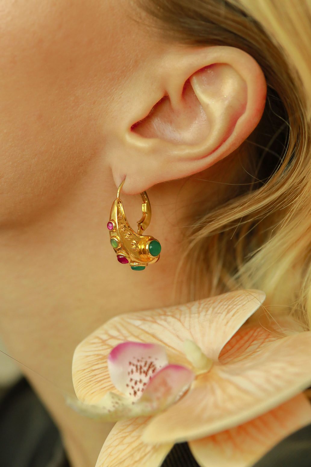 Element Earrings, EARTH