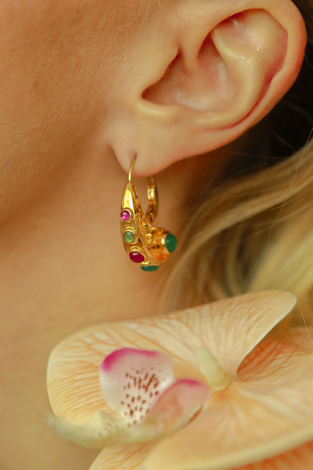 Element Earrings, EARTH