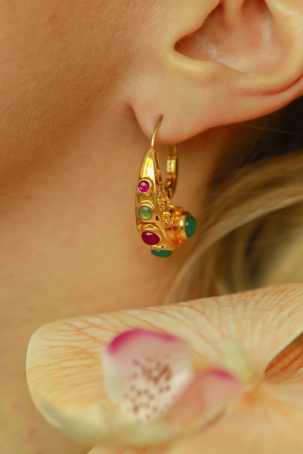 Element Earrings, EARTH