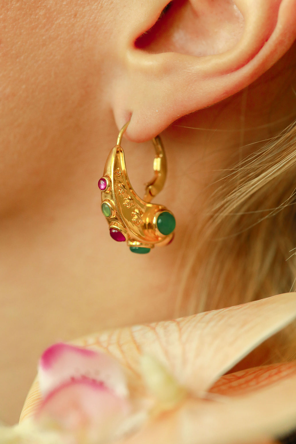 Element Earrings, EARTH