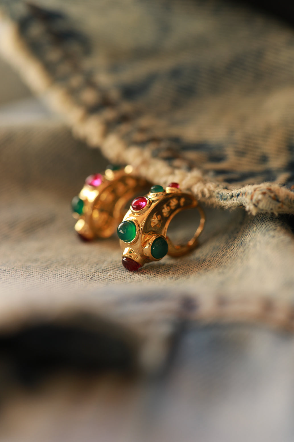 Element Earrings, EARTH