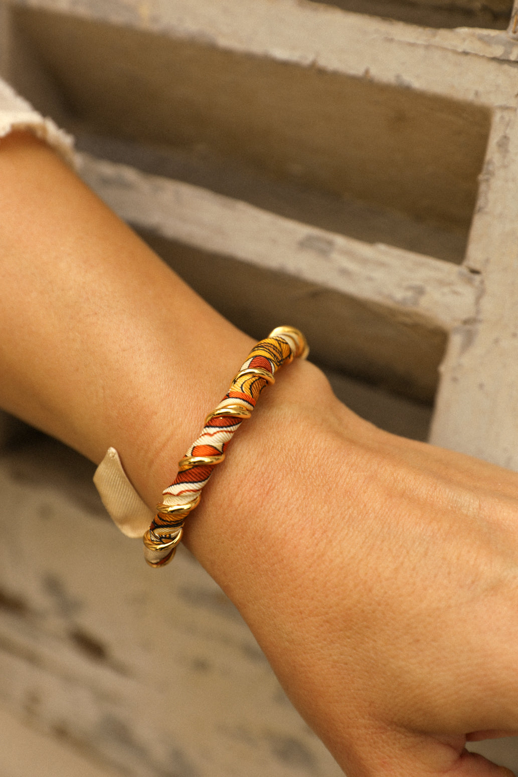 Silk ribbon 1cm Unknown address, snow