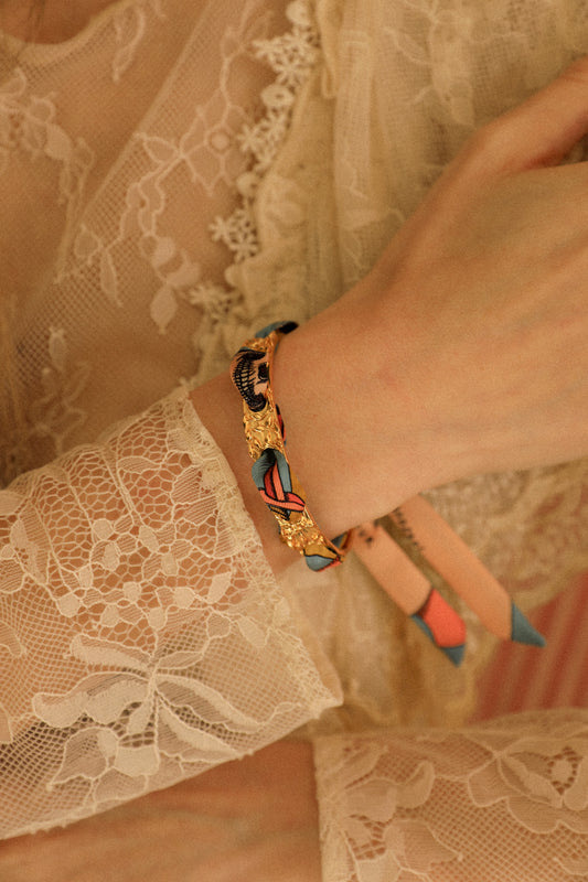 Bracelet Féérie et ruban Pirate coloré